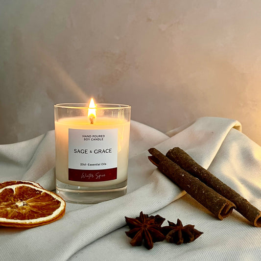 Limited Edition Winter Spice Essential Oil Candle