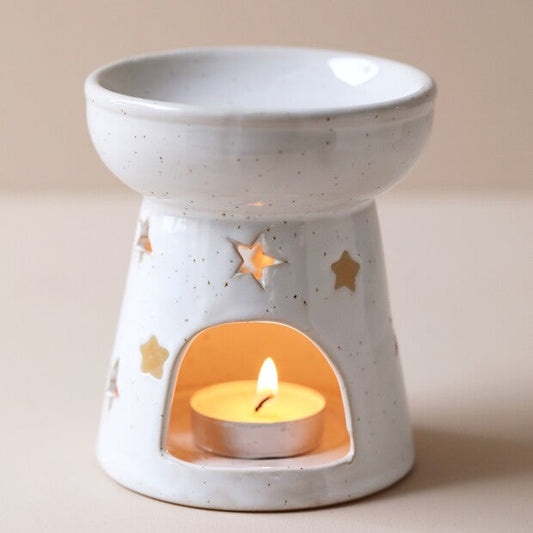 Ceramic Wax Burner - Stars