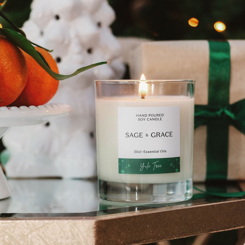 Limited Edition Yule Tree Essential Oil Candle