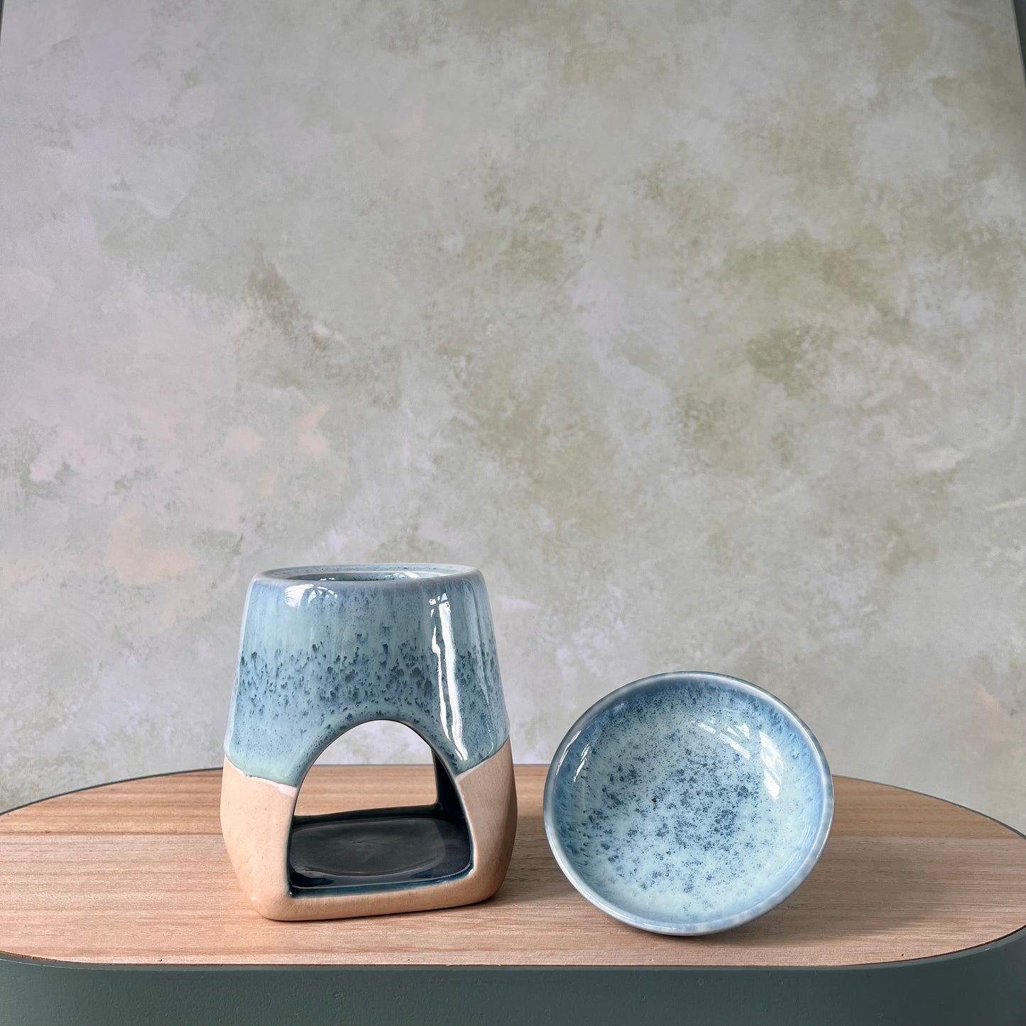Ceramic Wax Burner - Blue