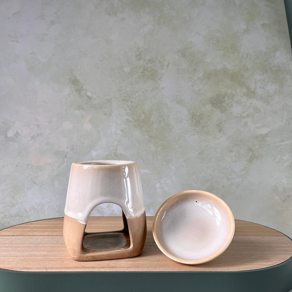 Ceramic Wax Burner - Stone