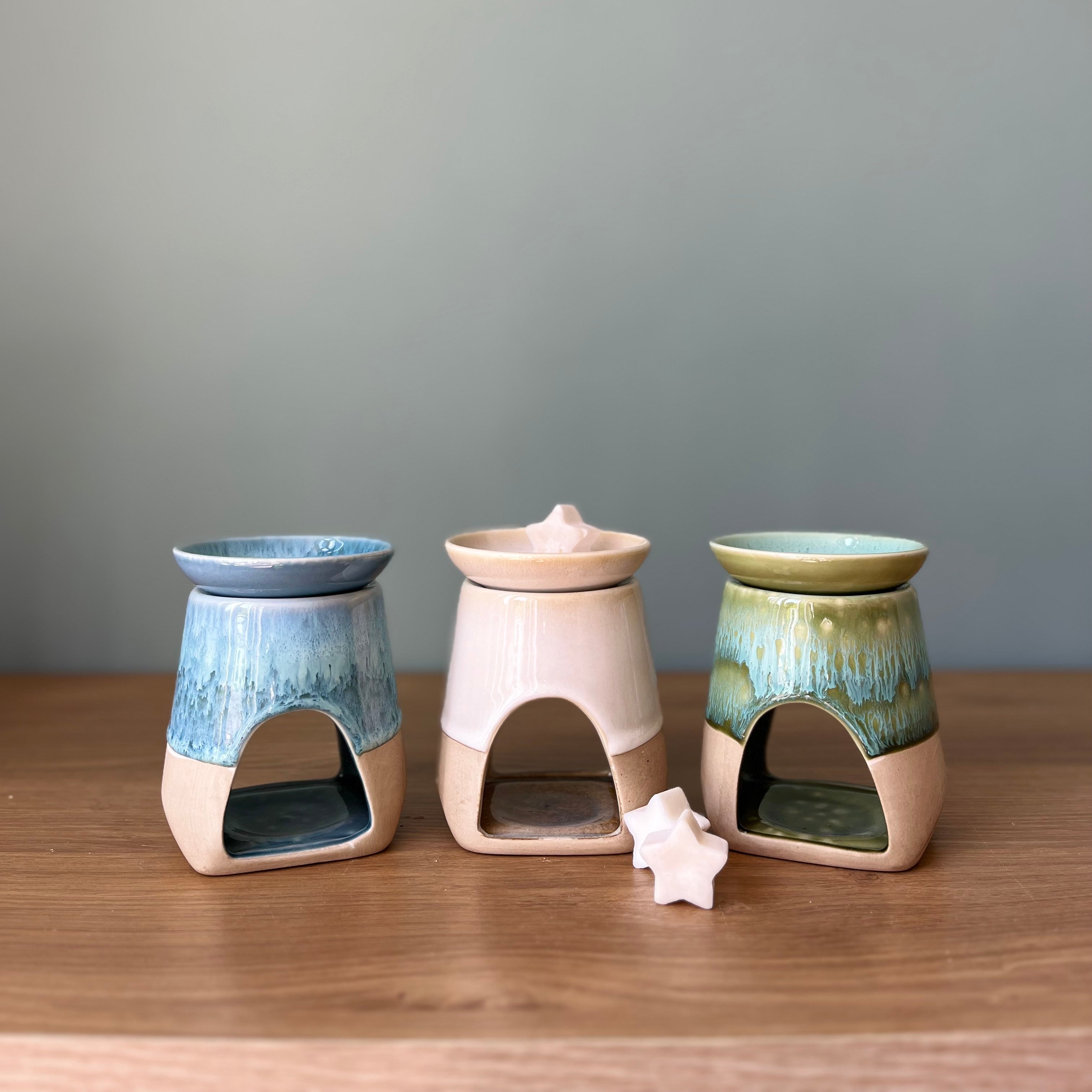 Ceramic Wax Burner - Green