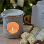 Luxury Hand-thrown Wax Burner & Festive Melt Gift Set