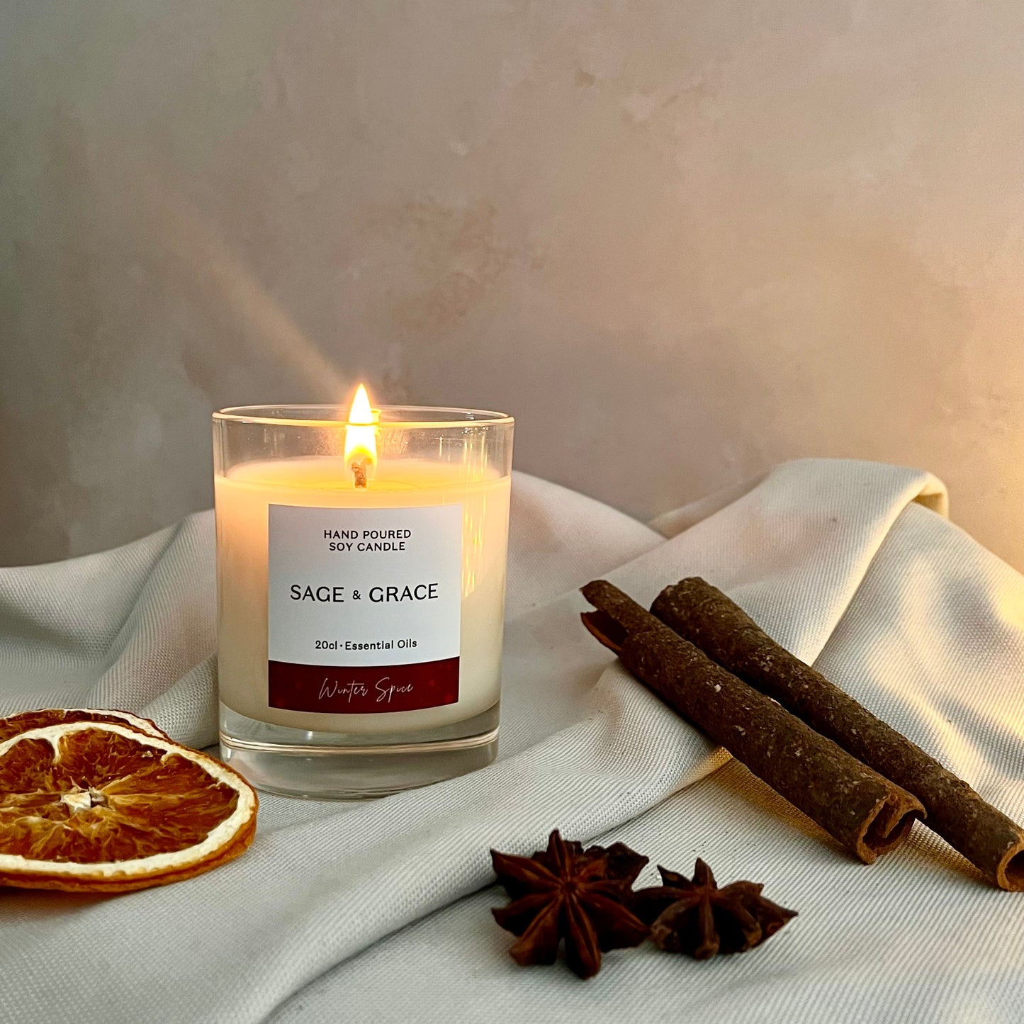 Limited Edition Winter Spice Essential Oil Candle