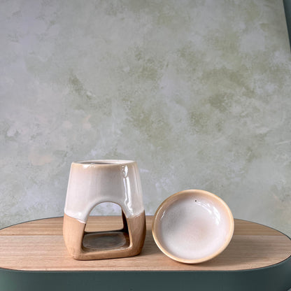 Ceramic Wax Burner - Stone