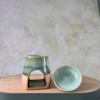 Ceramic Wax Burner - Green