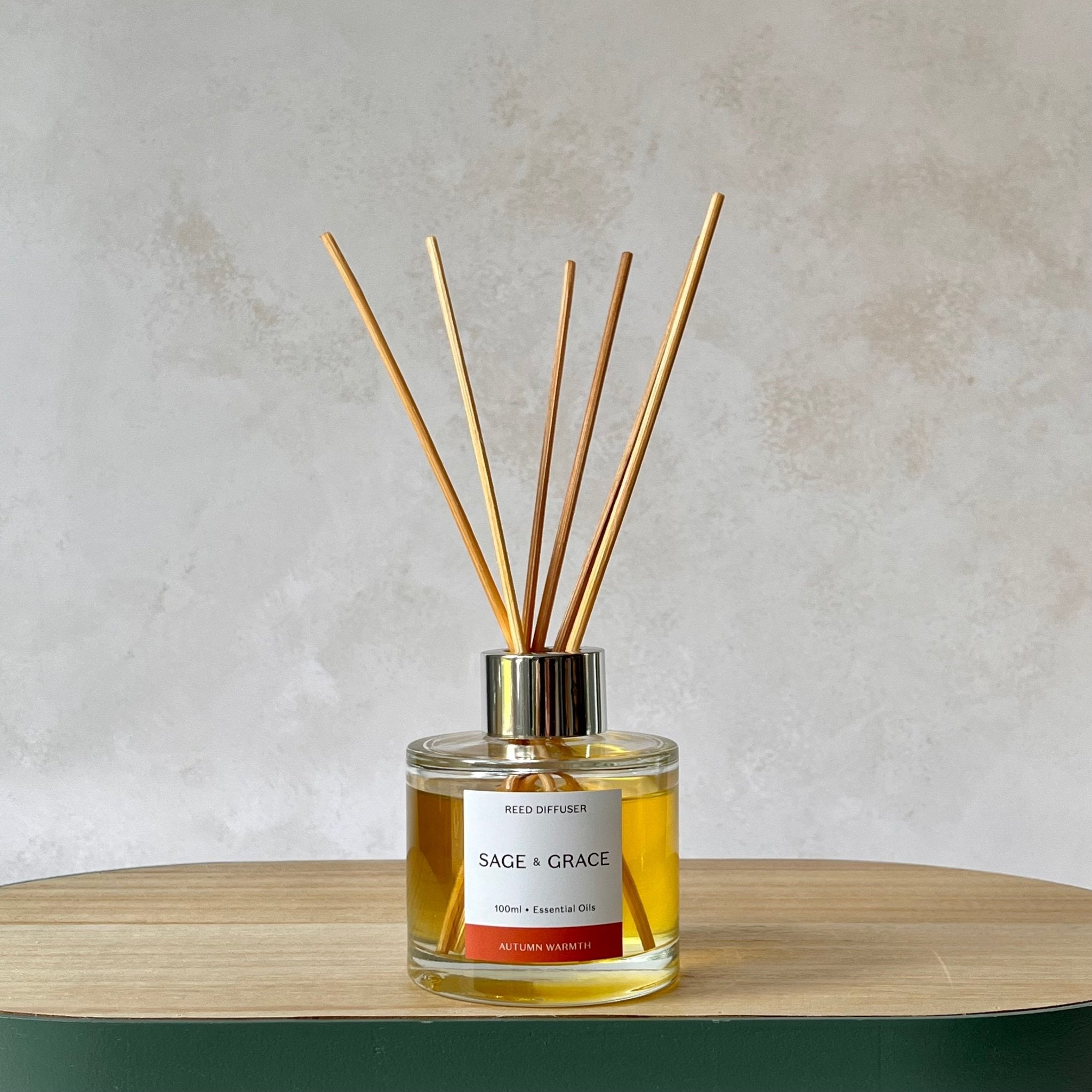 Autumn Warmth - Essential Oil Reed Diffuser - Sage & Grace UK