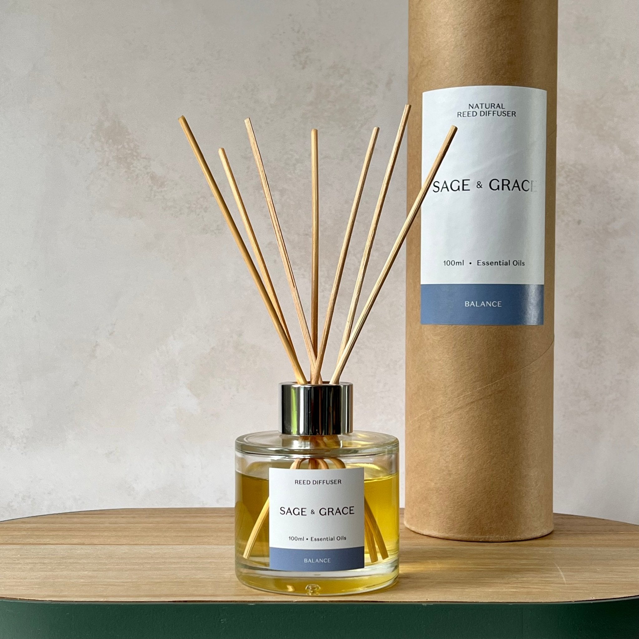 Balance - Essential Oil Reed Diffuser - Sage & Grace UK