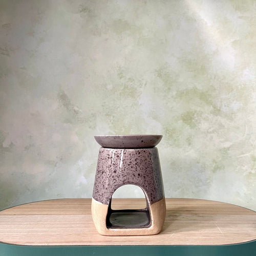 Ceramic Wax Burner - Mocha - Sage & Grace UK