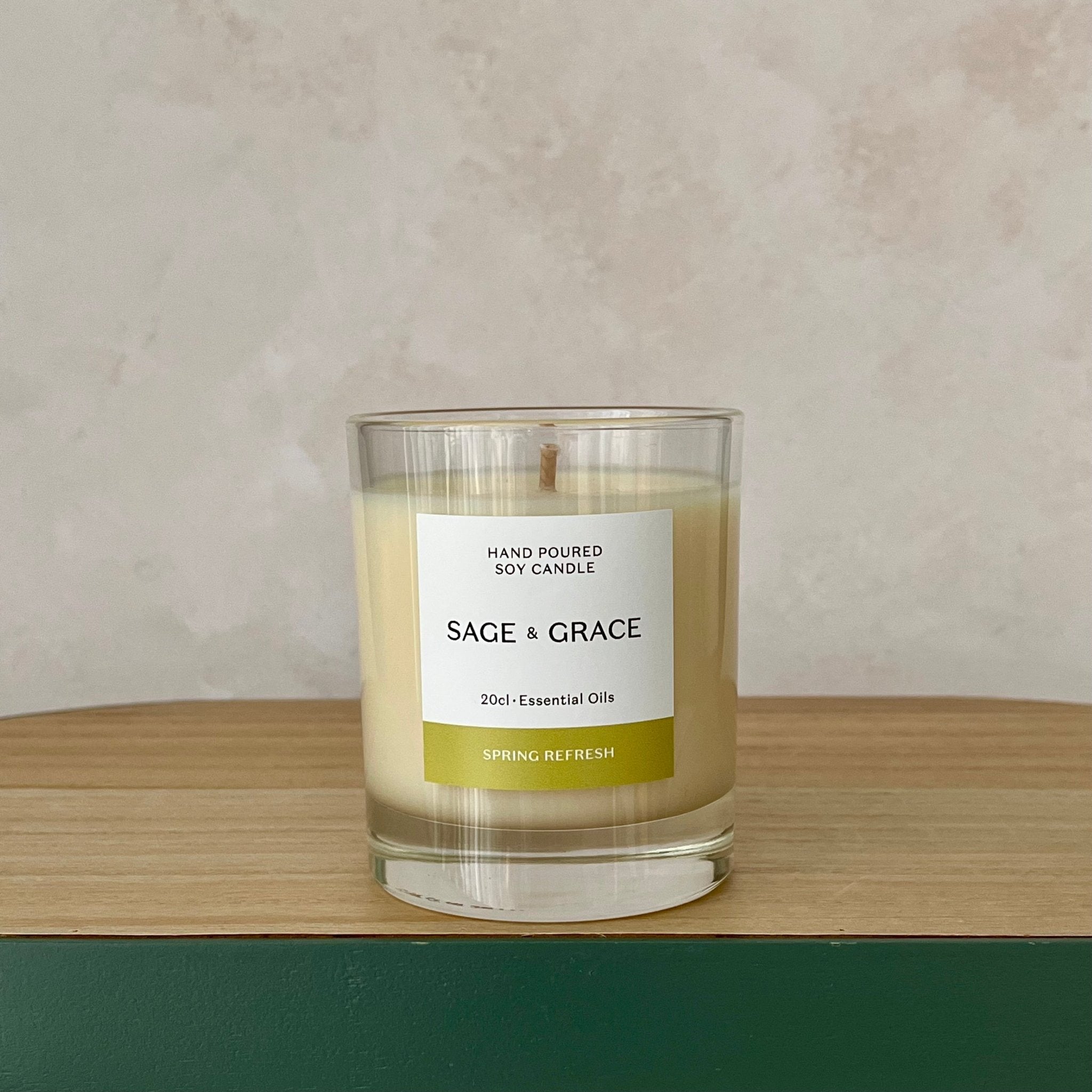 Spring Refresh - Essential Oil Candle - Sage & Grace UK