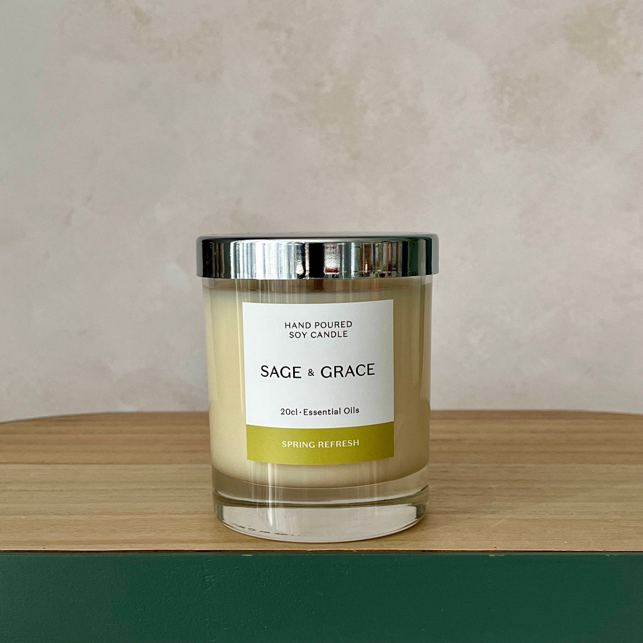 Spring Refresh - Essential Oil Candle - Sage & Grace UK