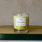 Spring Refresh Essential Oil Candle - natural aromatherapy candle - Sage & Grace