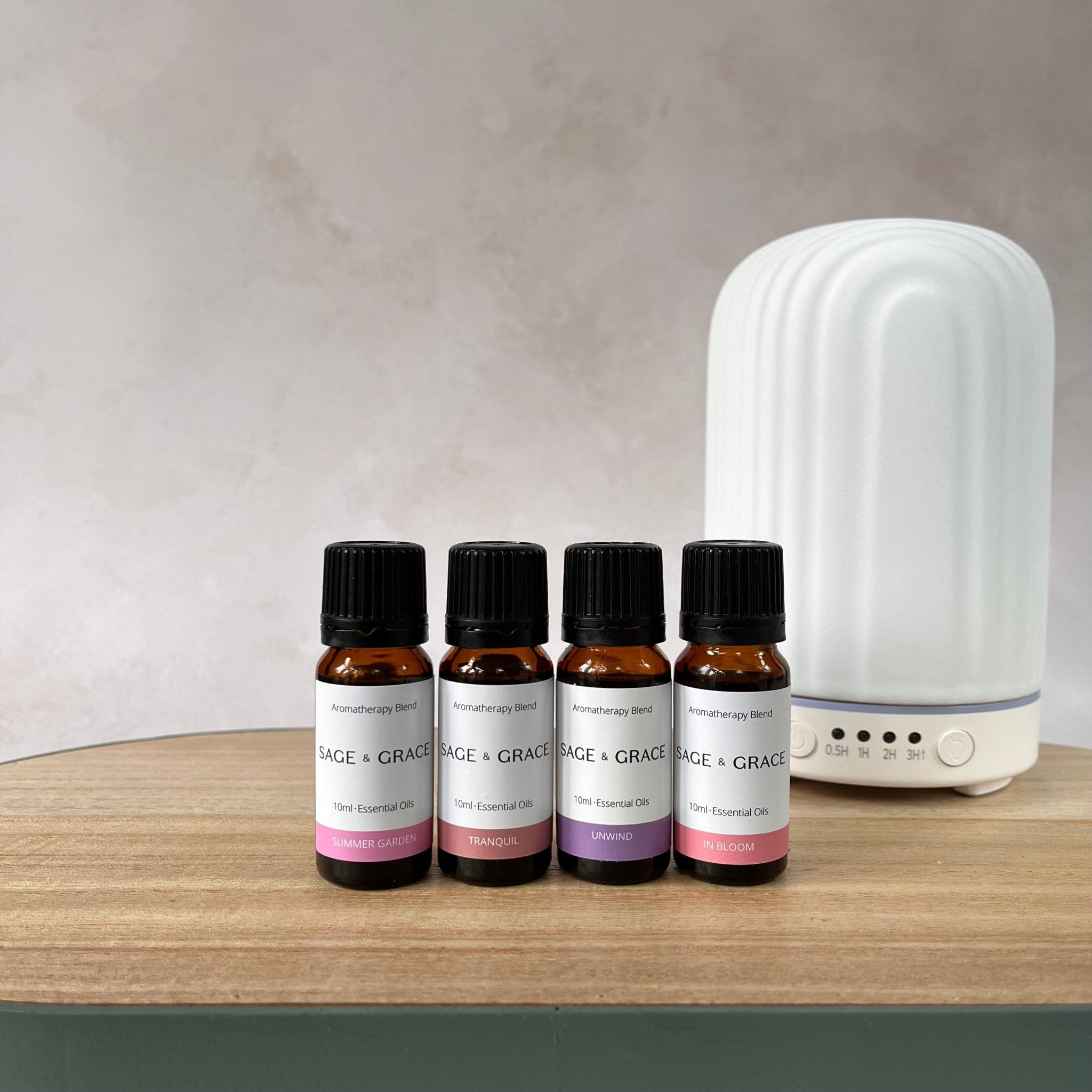 The Relaxing Essential Oil Collection - Sage & Grace UK