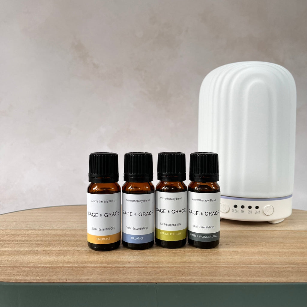 The Uplifting Essential Oil Collection - Sage & Grace UK